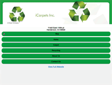 Tablet Screenshot of icarpetsinc.com
